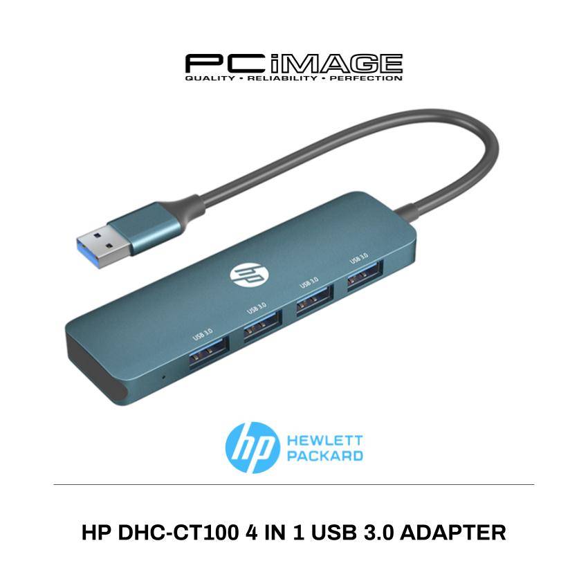 HP DHCCT100 4 IN 1 USB 3.0 Adapter 4 Ports Portable Extension Data Hub