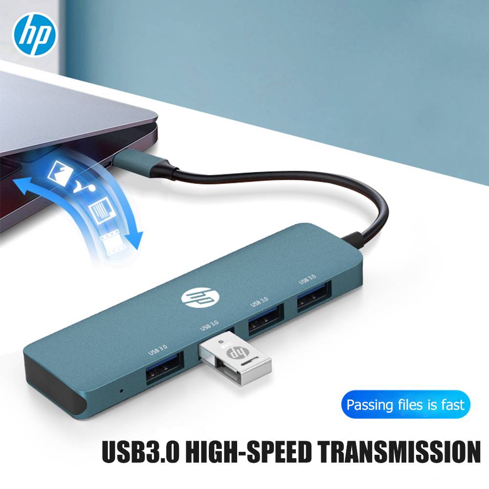 HP DHCCT100 4 IN 1 USB 3.0 Adapter 4 Ports Portable Extension Data Hub