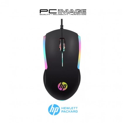 HP M160 - Gaming Mouse with moving RGB lighting effects | 1000 DPI | optical USB | 3 buttons