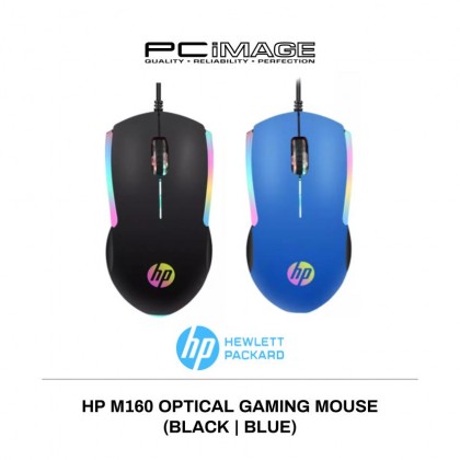 HP M160 - Gaming Mouse with moving RGB lighting effects | 1000 DPI | optical USB | 3 buttons