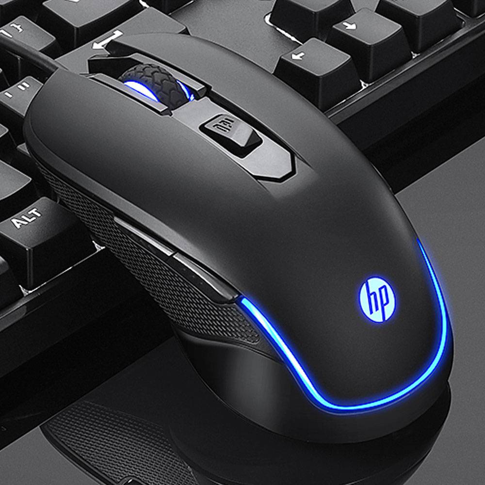 HP M200 USB Wired Optical Gaming Mouse (Black)