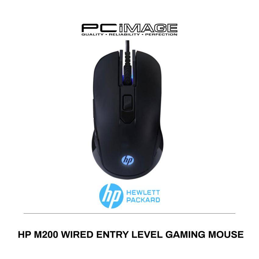 HP M200 USB Wired Optical Gaming Mouse (Black)