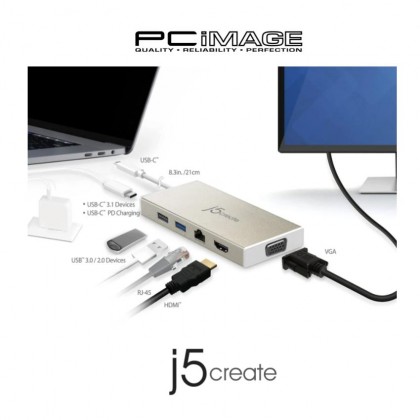 J5 TYPE-C FULLY FUNCTIONAL MINI DOCK