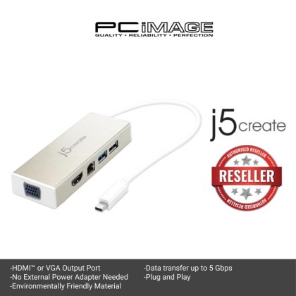 J5 TYPE-C FULLY FUNCTIONAL MINI DOCK