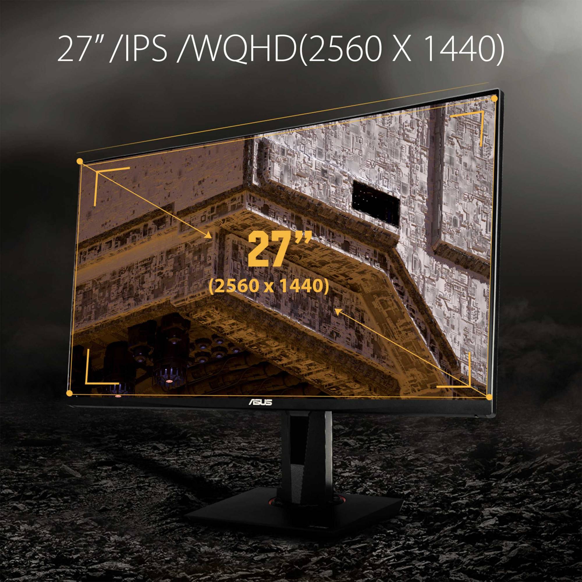 Asus Tuf Vg27aq Gaming Monitor Pc Image