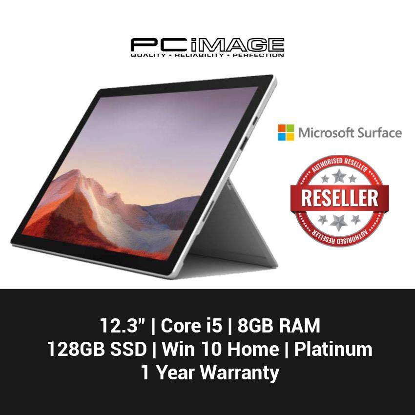 Microsoft Surface Pro 7 Core I5 8gb Ram 128gb Platinum Pc Image Malaysia Authorised Reseller