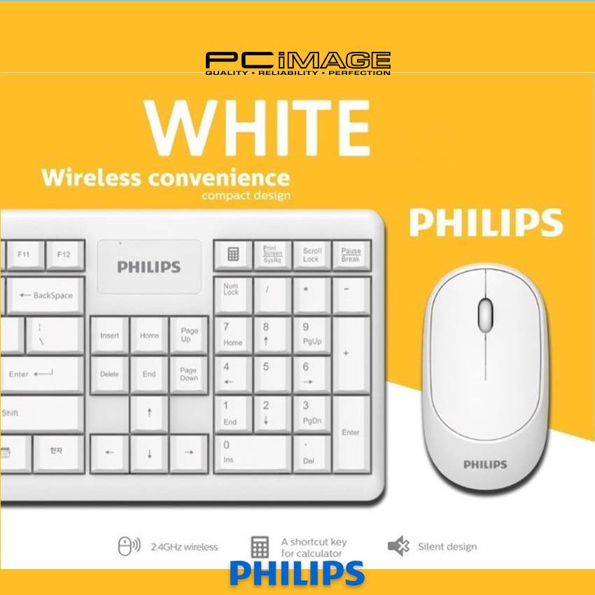 PHILIPS C314 Wireless Keyboard Mouse Combo PC Image