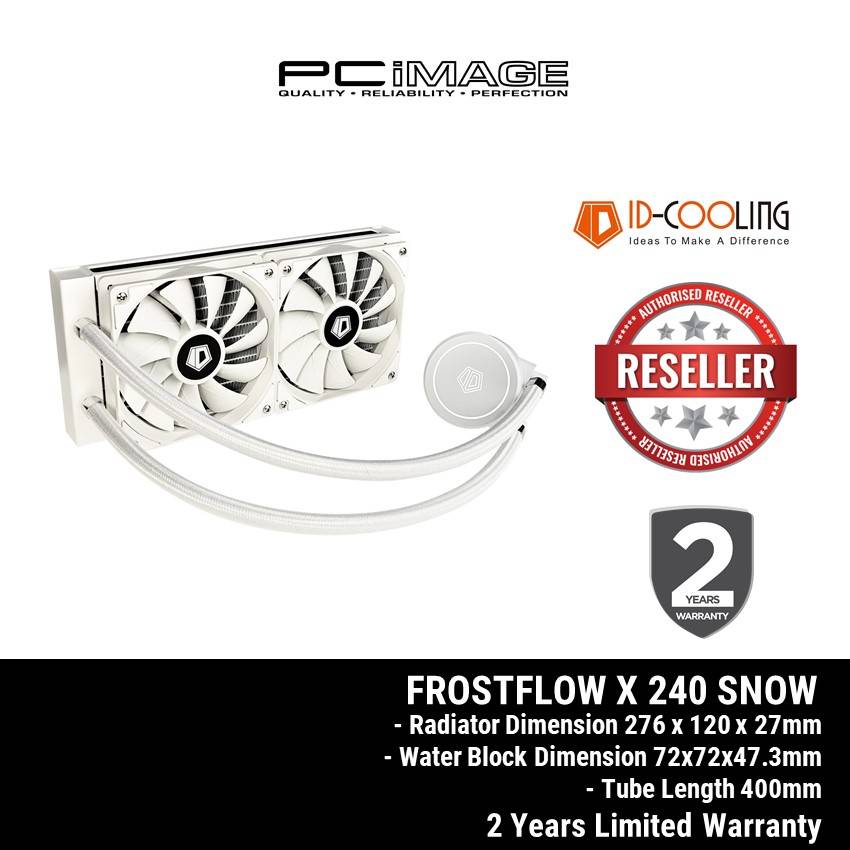 ID-COOLING FROSTFLOW X 240 SNOW CPU LIQUID COOLING | PCIMAGE