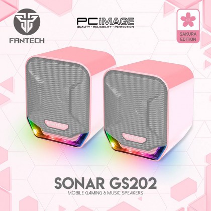 FANTECH SONAR GS202 (SAKURA EDITION) 2.0 USB SPEAKER