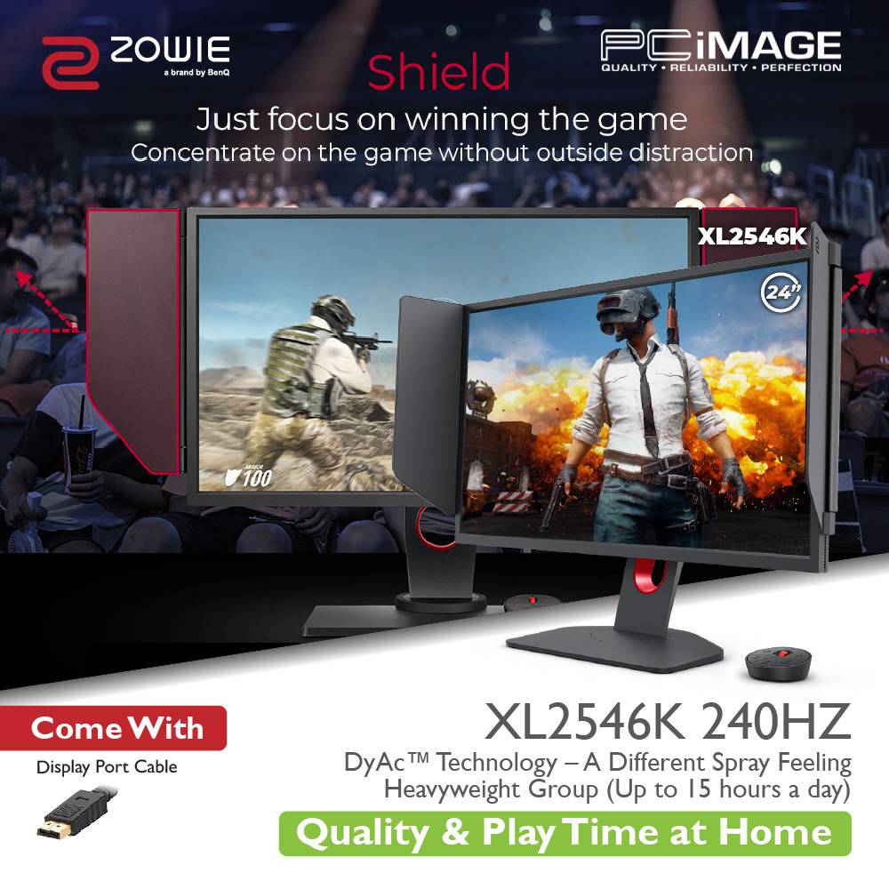 BenQ ZOWIE XL2546K 240Hz 0.5ms DyAc+™ 24.5 inch Esports