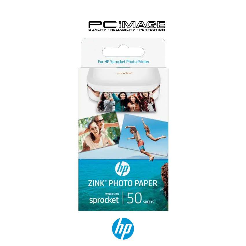HP Zink Photo Paper 50Sheets For Sprocket Photo Printer PC Image