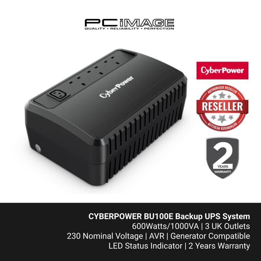 CYBER POWER BU1000E 1000VA/600W UPS POWER BACKUP | PC Image Malaysia