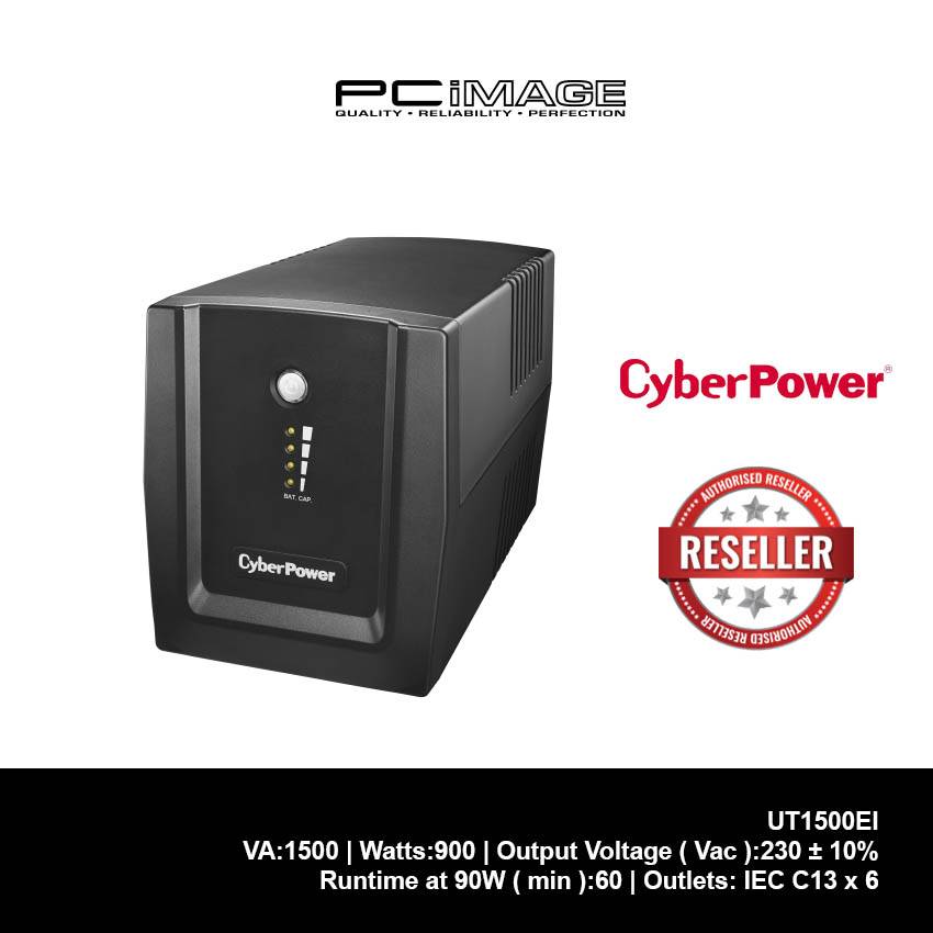 CYBER POWER UT1500EI 1500VA/900W UPS POWER BACKUP | PC Image Malaysia