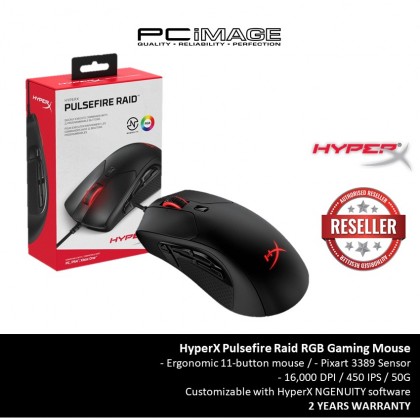 HyperX Pulsefire Raid Gaming Mouse HX-MC005B