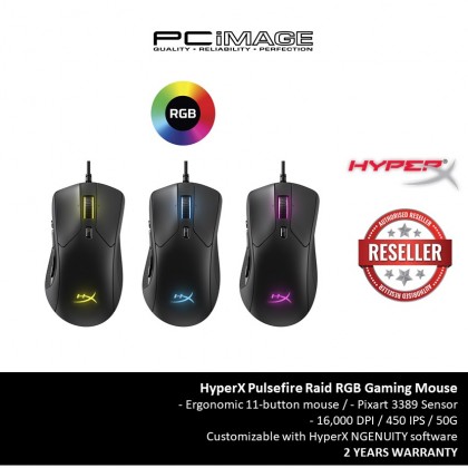 HyperX Pulsefire Raid Gaming Mouse HX-MC005B
