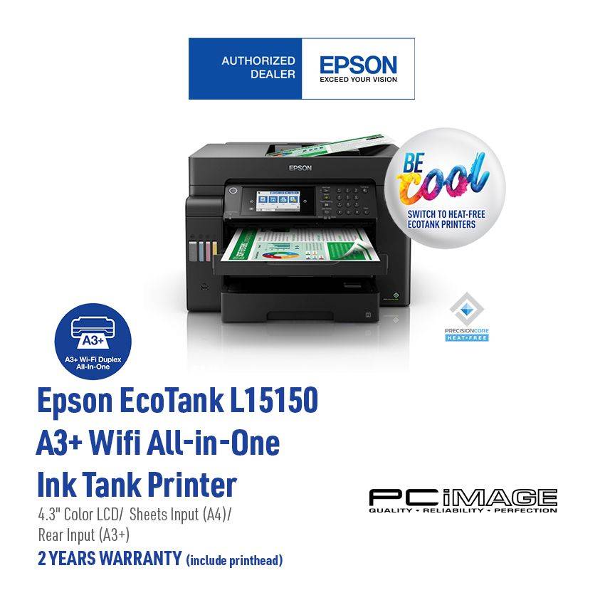 Epson EcoTank L15150 A3 WiFi Duplex AllinOne Ink Tank Printer PC Image