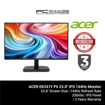 ACER EK241Y P6 23.8" IPS 144Hz Monitor ACER EK241Y P6 23.8" IPS 144Hz Monitor