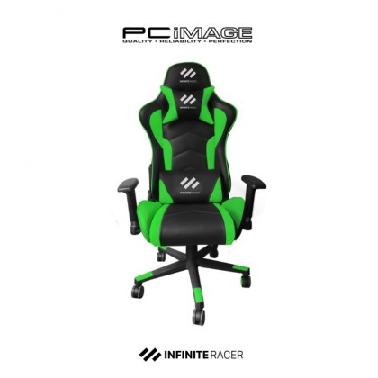 INFINITE RACER PRIME SERIES SY-8003 Gaming Chair - 2D Armrest, Plastic Base, 60mm Caster, PU Leather, <100KG