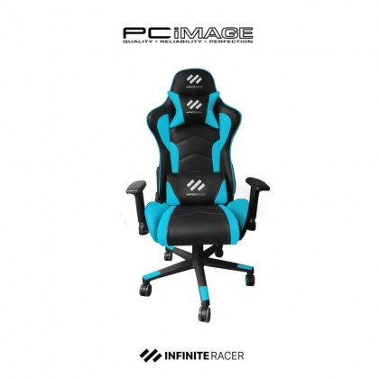 INFINITE RACER PRIME SERIES SY-8003 Gaming Chair - 2D Armrest, Plastic Base, 60mm Caster, PU Leather, <100KG