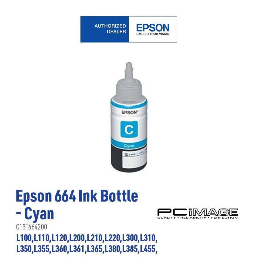 EPSON T664 Original Ink Bottle 70ML | PC Image