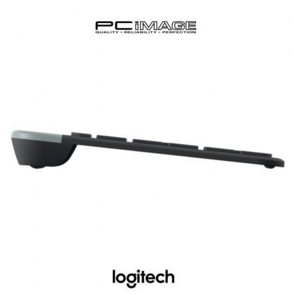 Logitech K580 Slim Multi Device Wireless Keyboard With Built In Phone Cradle, Whisper-Quiet, Fluid Keyboard