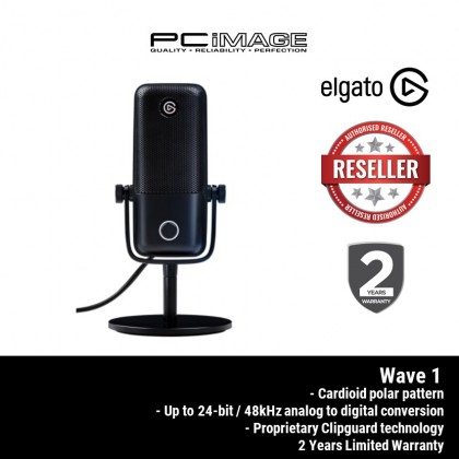 ELGATO WAVE:1 USB CONDENSER MICROPHONE AND DIGITAL MIXER ELGATO WAVE:1 USB CONDENSER MICROPHONE AND DIGITAL MIXER