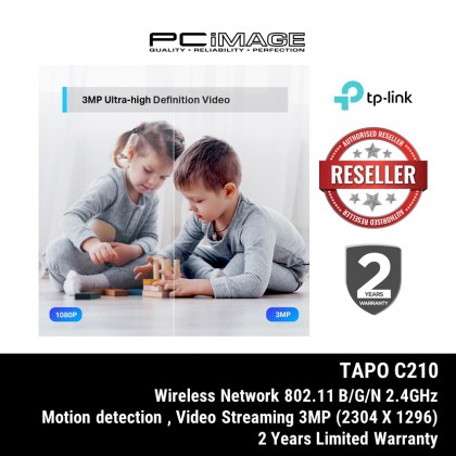 TP-LINK Tapo C210 Pan/Tilt Home Security Wi-Fi Camera TP-LINK Tapo C210 Pan/Tilt Home Security Wi-Fi Camera