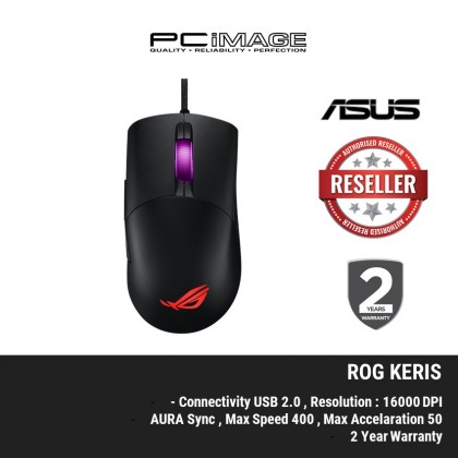 ASUS ROG P509 KERIS LIGHTWEIGHT FPS ROG 16000 DPI SENSOR GAMING MOUSE ASUS ROG P509 KERIS LIGHTWEIGHT FPS ROG 16000 DPI SENSOR GAMING MOUSE
