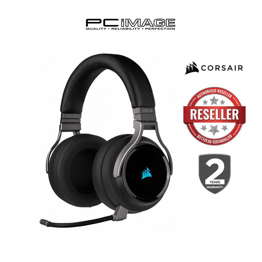 CORSAIR VIRTUOSO RGB WIRELESS HIGHFIDELITY GAMING HEADSET PC Image