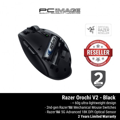 Razer Orochi V2 - Wireless Gaming Mouse - Black