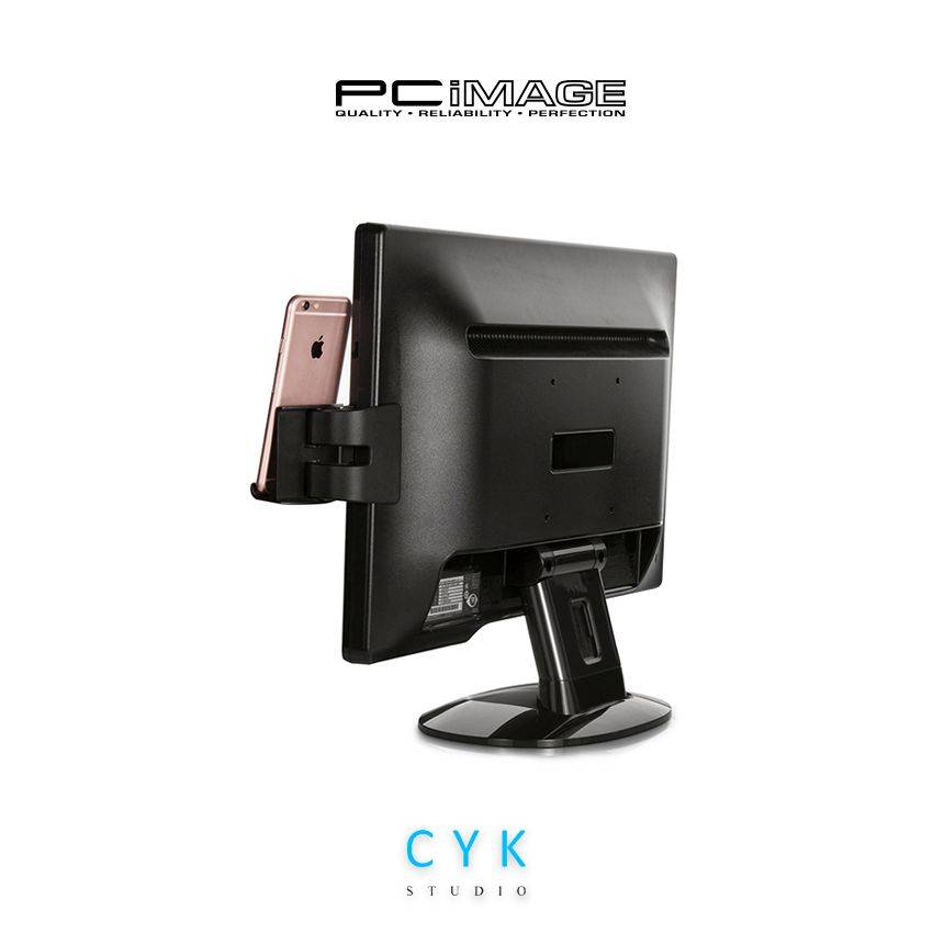CYK M Clip Phone Holder Clip on Monitor PC Image
