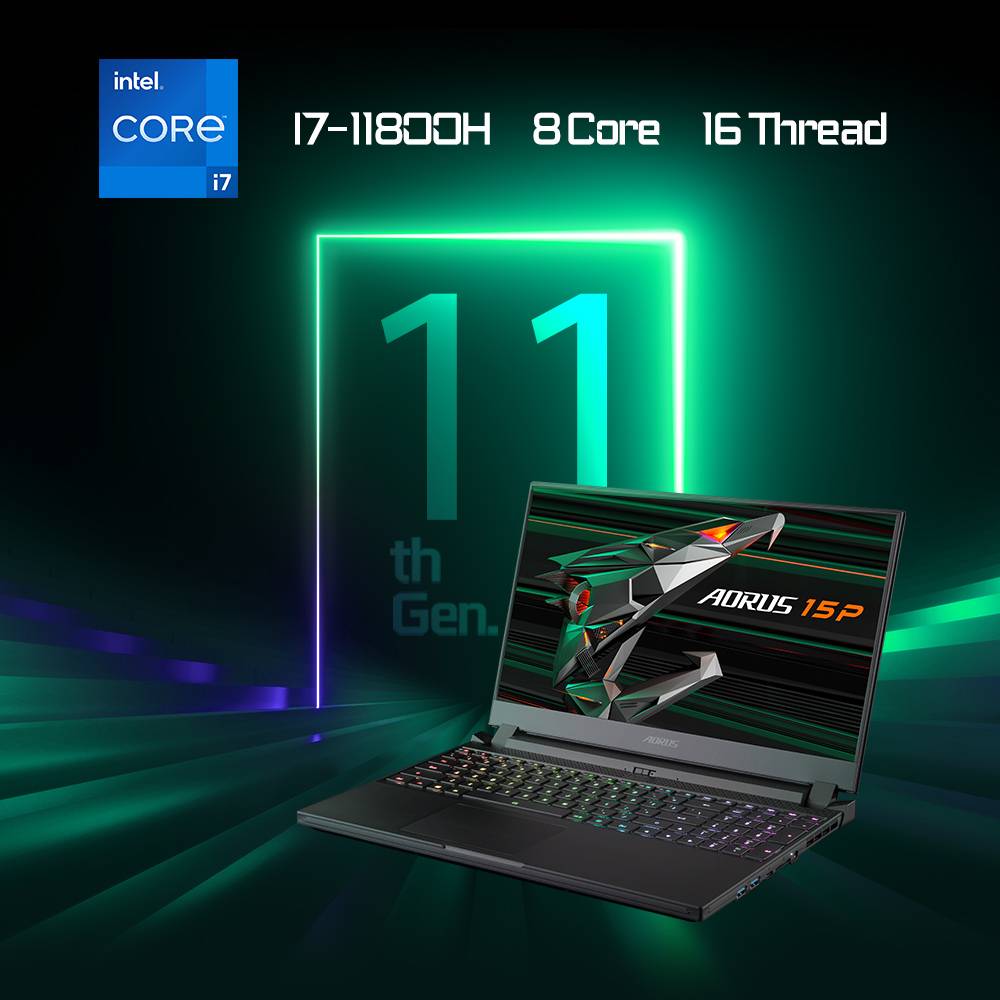 Gigabyte AORUS 15P YD73S1224GH Gaming Laptop (i711800H/16GB/1TB SSD