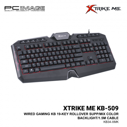 XTRIKE ME KB-509 Wired Membrane Gaming Keyboard