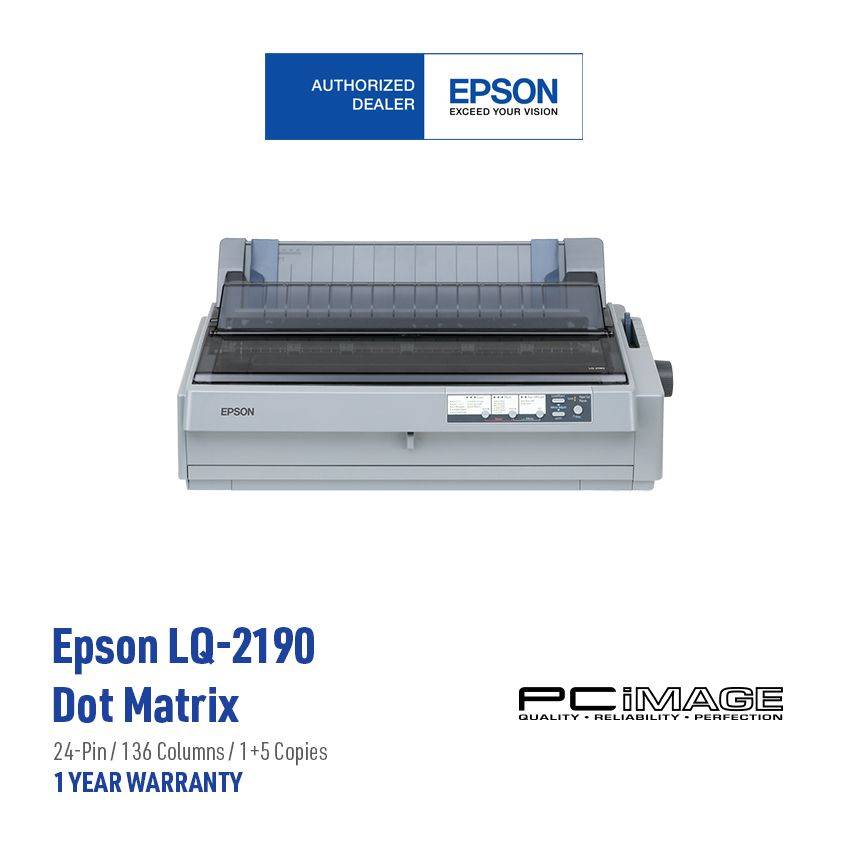 EPSON LQ2190 24Pin Wide Carriage Dot Matrix Printer PC Image
