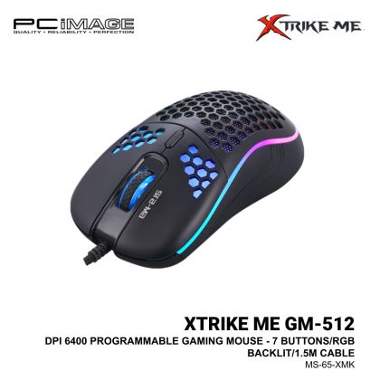 XTRIKE ME GM-512 DPI6400 Programmable Gaming Mouse