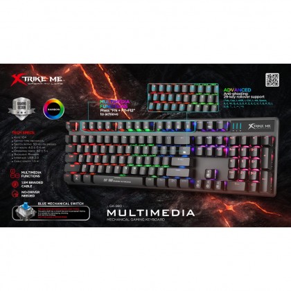 XTRIKE ME GK-980 Mechanical Gaming Keyboard
