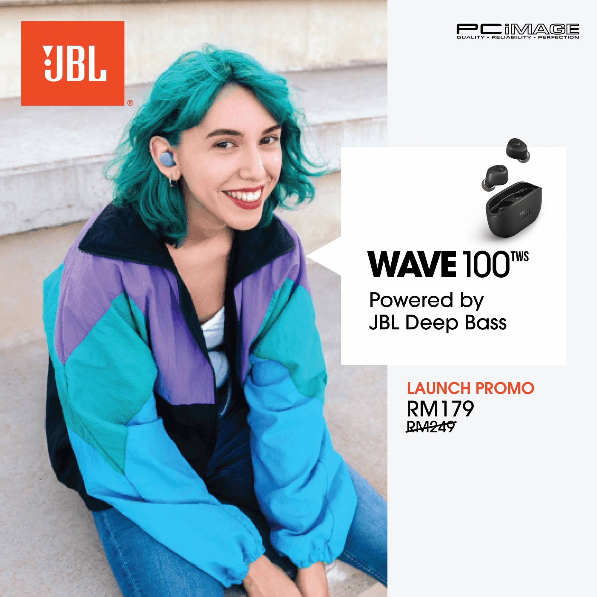 JBL WAVE 100TWS True Wireless Earbuds