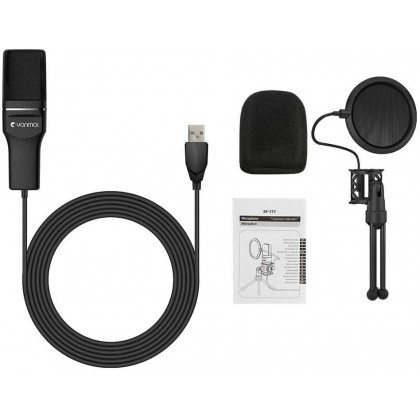 YANMAI SF777 Computer Game Recording Condenser Microphone with Pop Filter & Tripod Stand YANMAI SF777 Computer Game Recording Condenser Microphone with Pop Filter & Tripod Stand