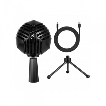 YANMAI GM888 Spherical USB Heart Directional Condenser Microphone - Black