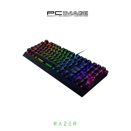 RAZER BlackWidow V3 Tenkeyless Mechanical Keyboard - Green/Yellow Switch