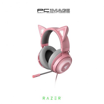 RAZER Kraken Kitty Chroma Gaming Headset - Black/Quartz