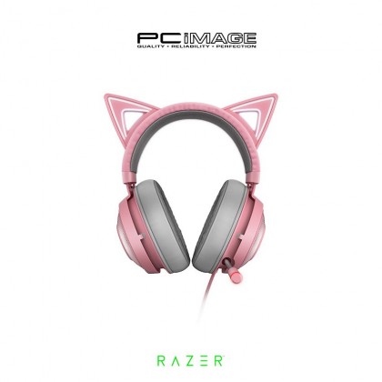 RAZER Kraken Kitty Chroma Gaming Headset - Black/Quartz