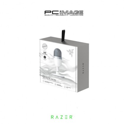 RAZER Seiren Mini Ultra Compact Condenser Microphone - Mercury White