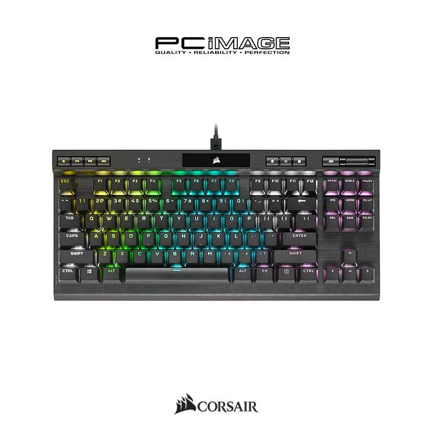 CORSAIR K65 RGB Mini 60 Mechanical Backlit Gaming Keyboard Cherry MX