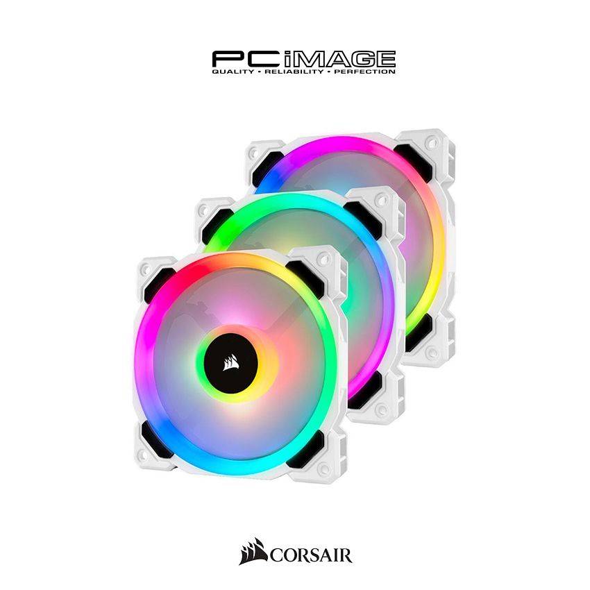 CORSAIR LL120 RGB 120MM Dual Light Loop RGB Fan Kit with Lighting Node