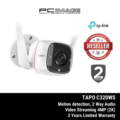 TP-Link Tapo C320WS | 2K/4MP Full Color Night Vision Outdoor IP66 Security CCTV