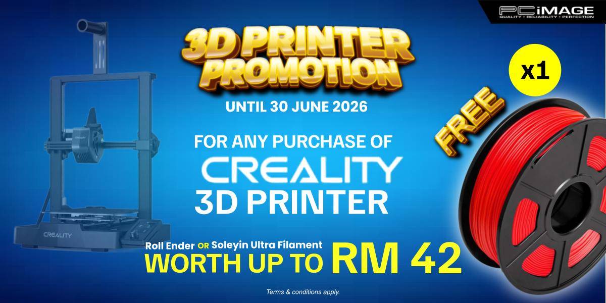 CREALITY 3D PRINTER PROMOTION 30 Jun