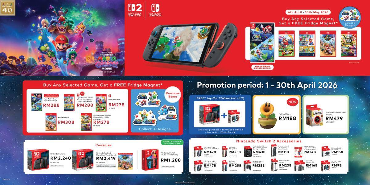 Nintendo Switch 2 April Promo 30 Apr