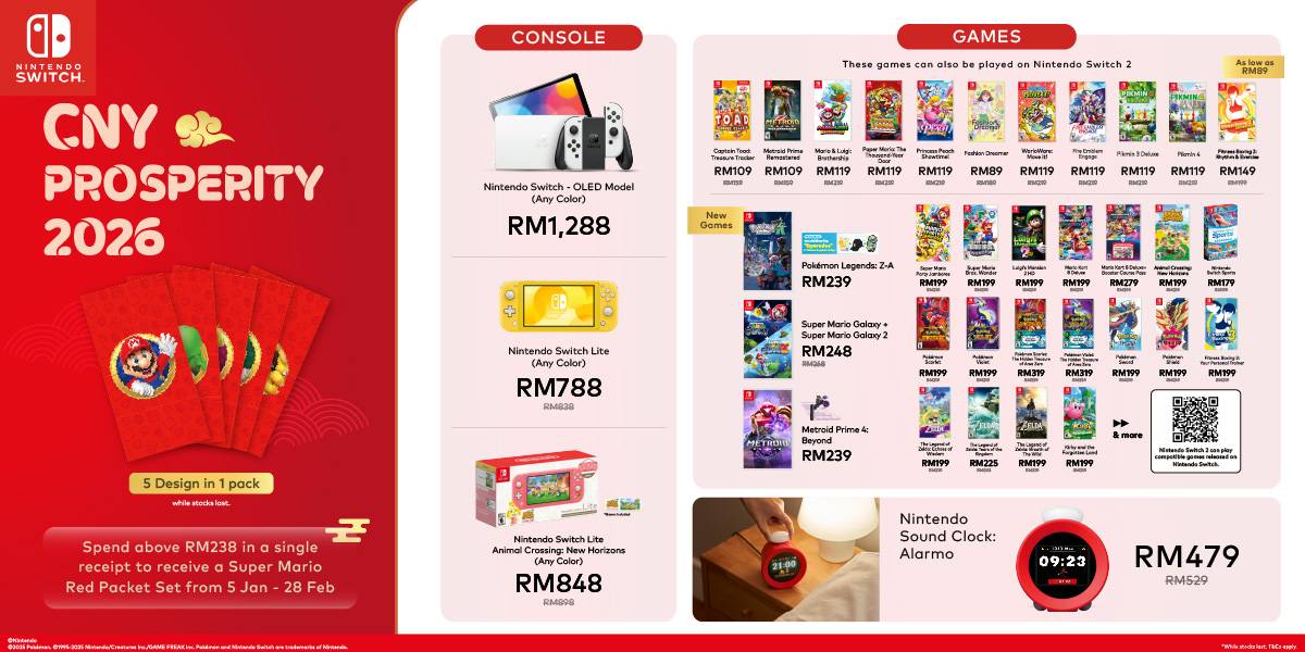 Nintendo CNY Prosperity Promo 31 Jan