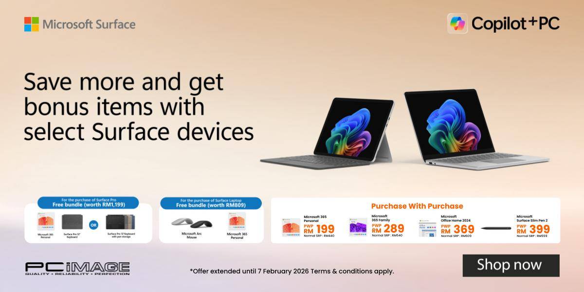 Microsoft Surface Promotion 7 Feb